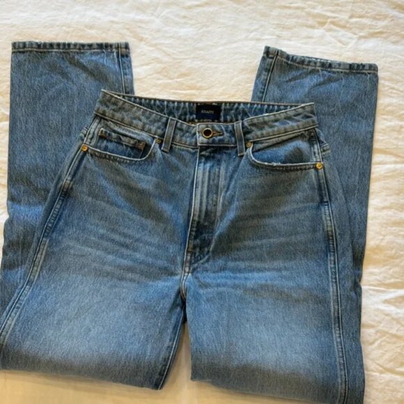 KHAITE Abigail jeans in Kirk color medium wash - Picture 1 of 7